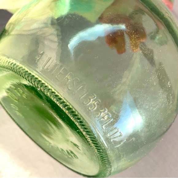 Pair Green Glass 4 Litre Bottles - Picture 5 of 7